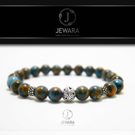 Aquamarine stones bracelet